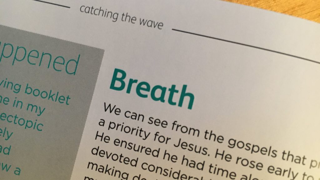Breathe – reflections from Andrew Gardner | Day 5 | catching the wave ...